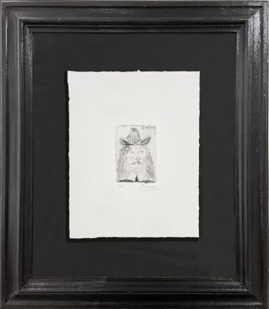 Incisione Picasso - Portrait d'un Bourgeois hollandais