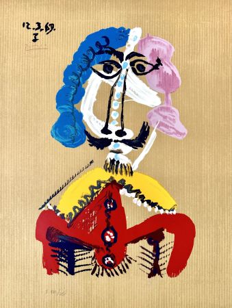 Litografia Picasso - Portrait Imaginaires 12.3.69 I