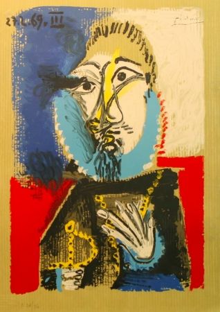 Litografia Picasso - Portrait Imaginaires 27.2.69 III