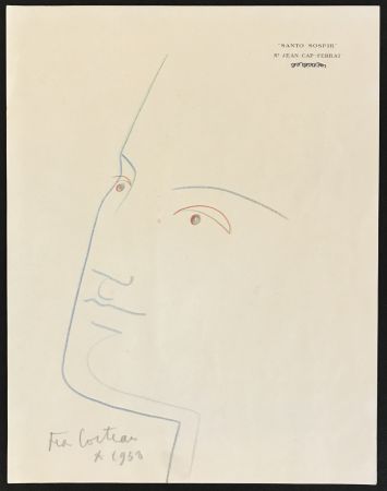 Non Tecnico Cocteau - Portrait in Blue