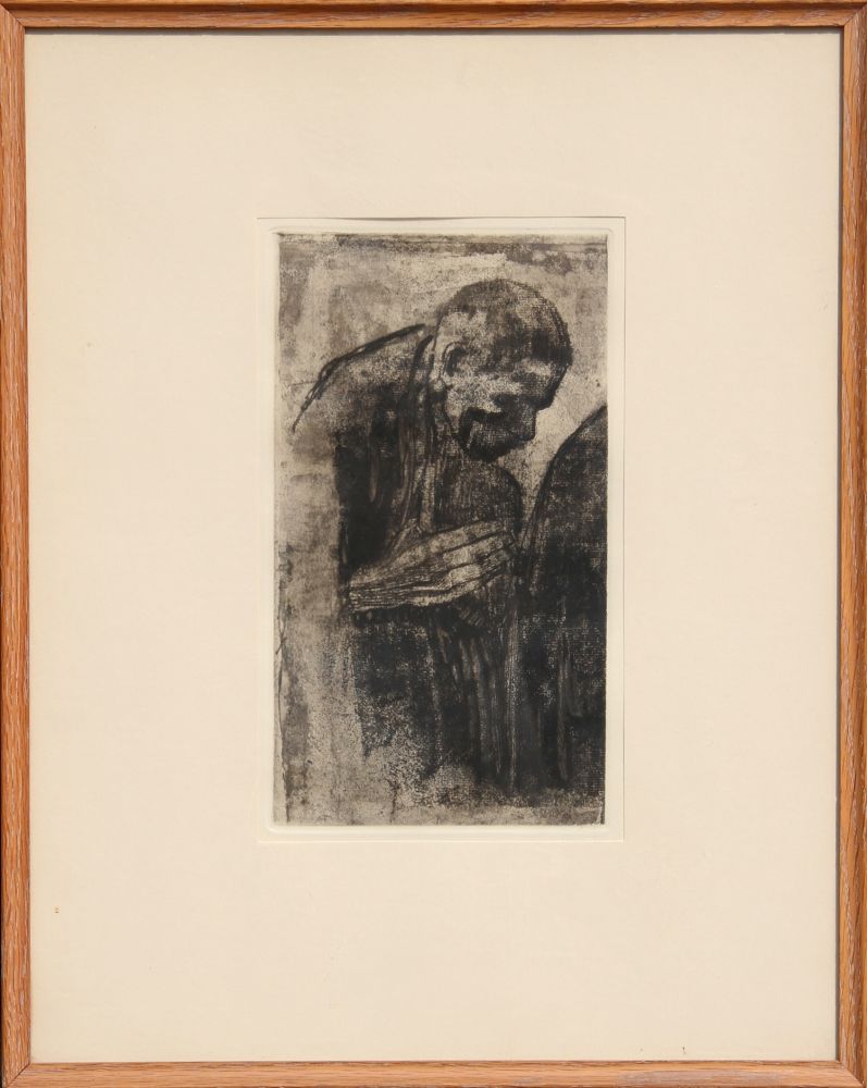 Incisione Kollwitz - Portrait of a Man