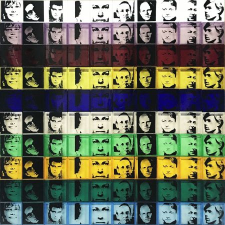 Serigrafia Warhol - Portrait of Artists