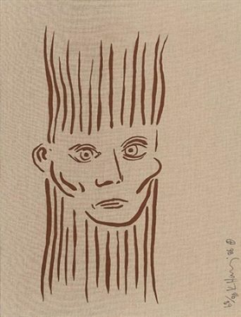 Serigrafia Haring - Portrait of Joseph Beuys