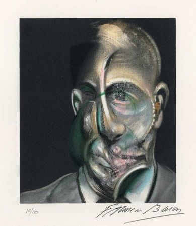 Litografia Bacon - Portrait of Michel Leiris 