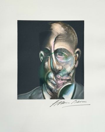 Litografia Bacon - Portrait of Michel Leiris