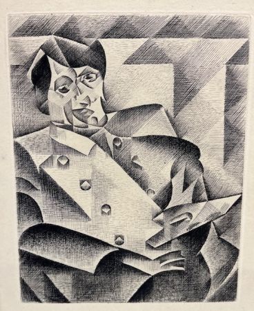 Acquaforte Gris  - Portrait of Picasso
