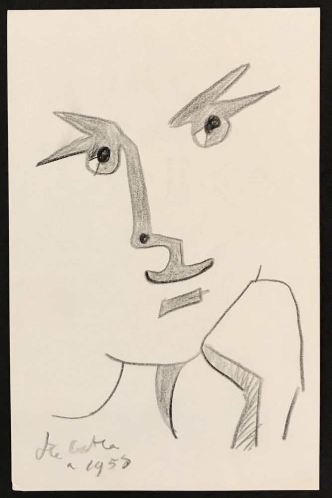 Non Tecnico Cocteau - Portrait with Hand to Chin