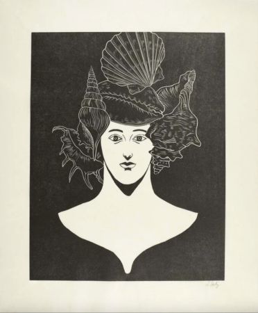 Incisione Su Legno Party - Portrait With Shells