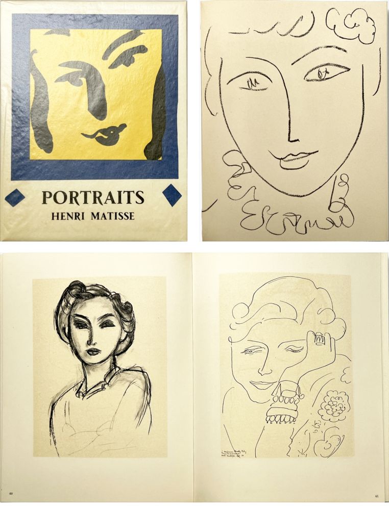 Libro Illustrato Matisse - PORTRAITS Avec 