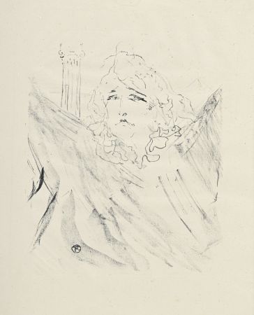 Litografia Toulouse-Lautrec - Portraits d’Acteurs et d’Actrices : Sarah Bernhardt dans Cléopâtre, 1898