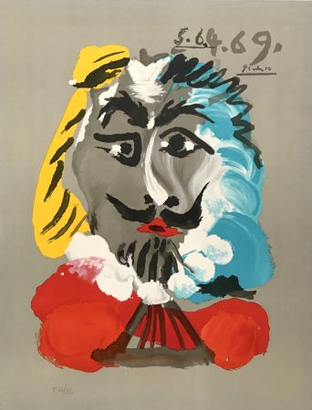 Litografia Picasso - Portraits Imaginaires 5.6.4.69