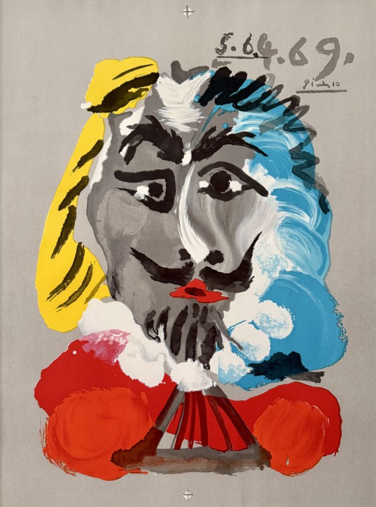 Litografia Picasso - Portraits Imaginaires, 5.6.4.69 Proof