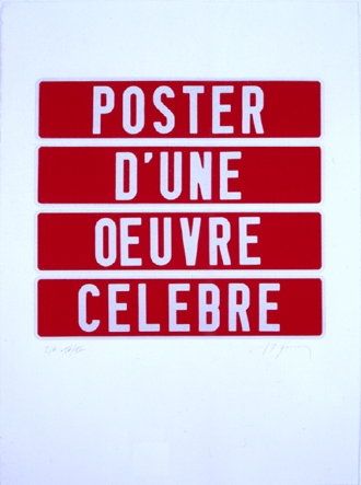 Serigrafia Ducorroy - Poster d'une oeuvre célèbre