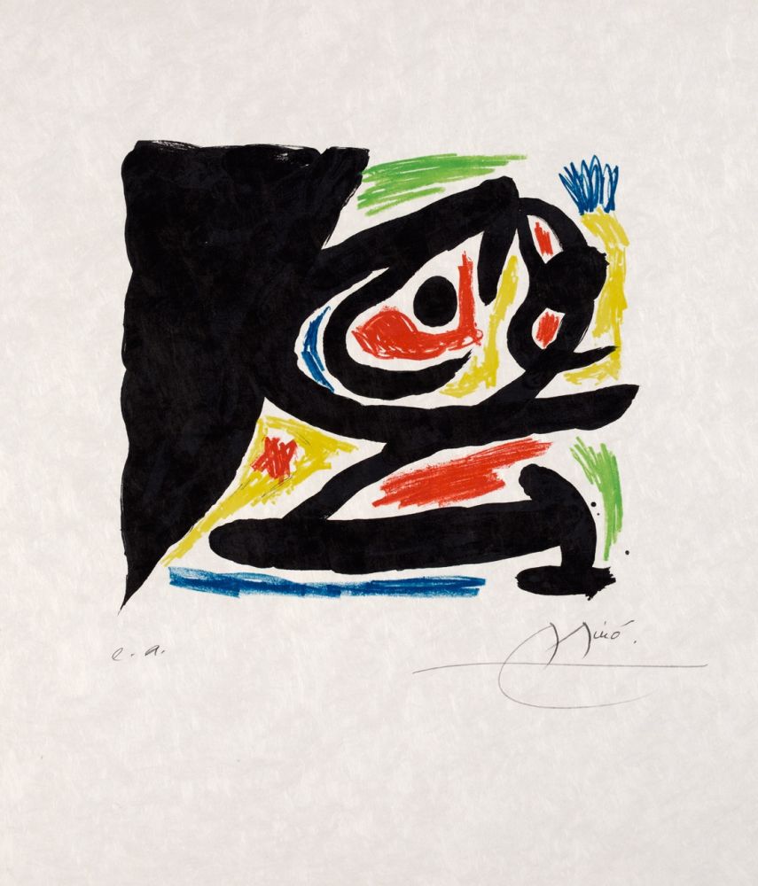 Litografia Miró - Pour Berggruen