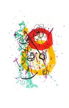 Litografia Miró - Pour XX° siècle n°16