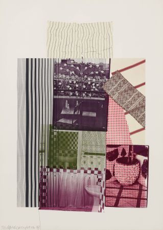 Litografia Rauschenberg - Pre-Morocco