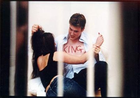 Fotografie Jackson - Prince William with King lipstick (and Kate)