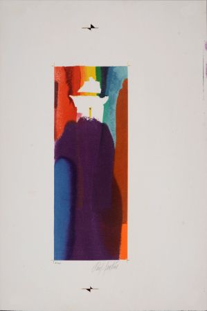 Litografia Jenkins - Prisme violet impérial (#I), c. 1986 - Hand-signed!