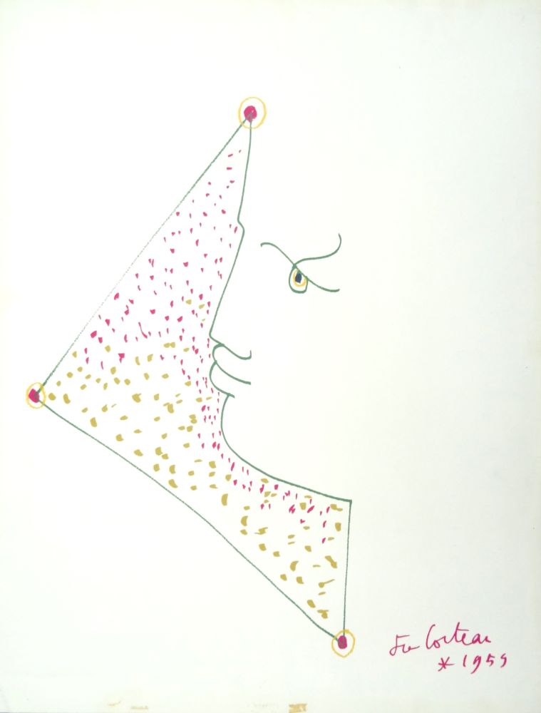 Litografia Cocteau - Profil