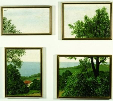 Litografia Magritte - Profondeur de la terre ou paysage, 1930