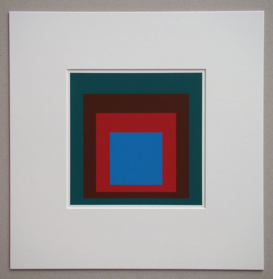 Serigrafia Albers - Protected Blue