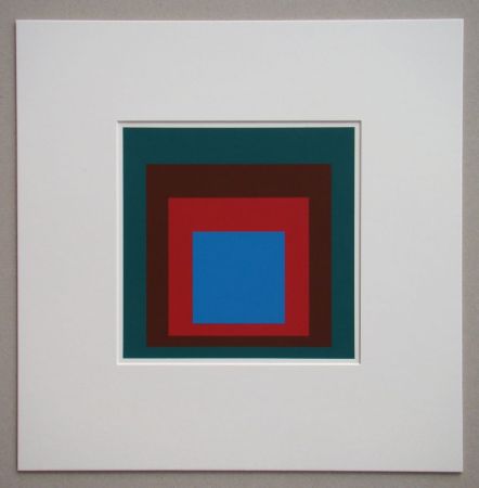 Serigrafia Albers - Protected Blue