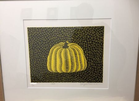 Litografia Kusama - Pumpkin