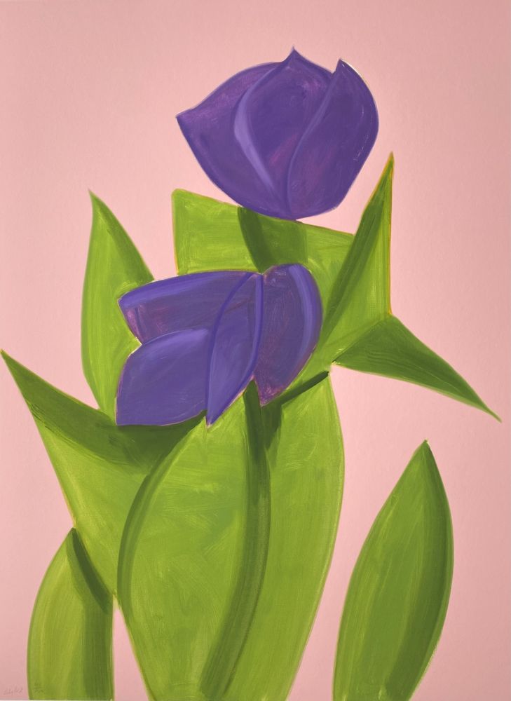 Serigrafia Katz - Purple Tulips 2
