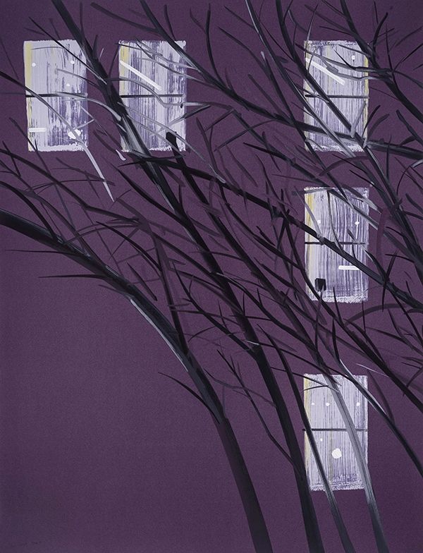 Serigrafia Katz - Purple Wind