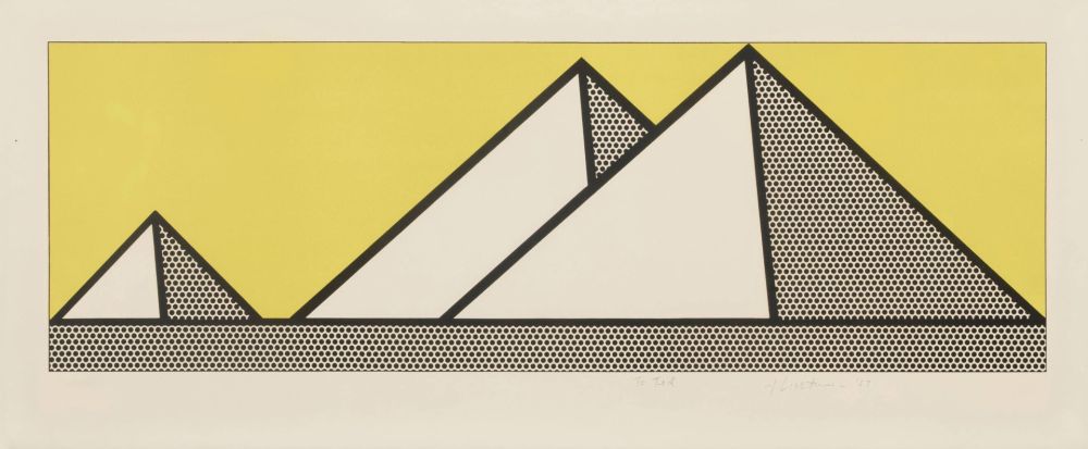 Serigrafia Lichtenstein - Pyramids