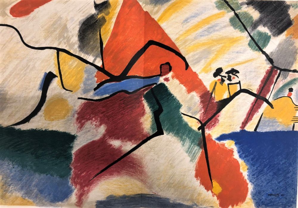 Litografia Kandinsky - Période dramatique 1910-1920