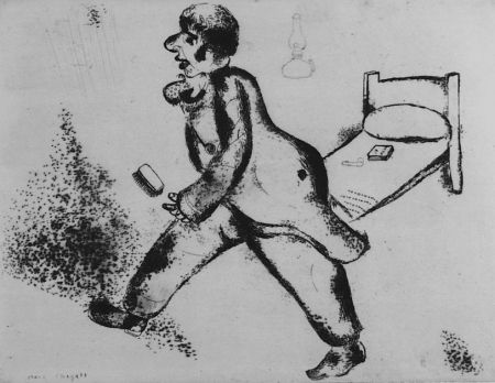 Acquaforte Chagall - Pétrouchka
