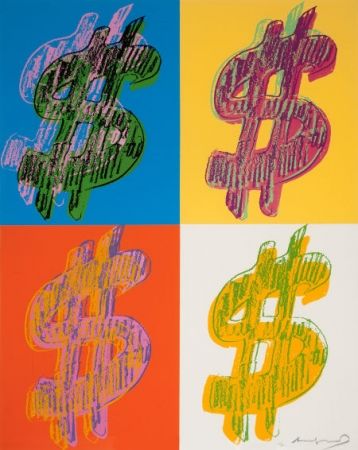 Serigrafia Warhol - $ Quadrant