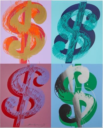 Serigrafia Warhol - $ (Quadrant), II.283