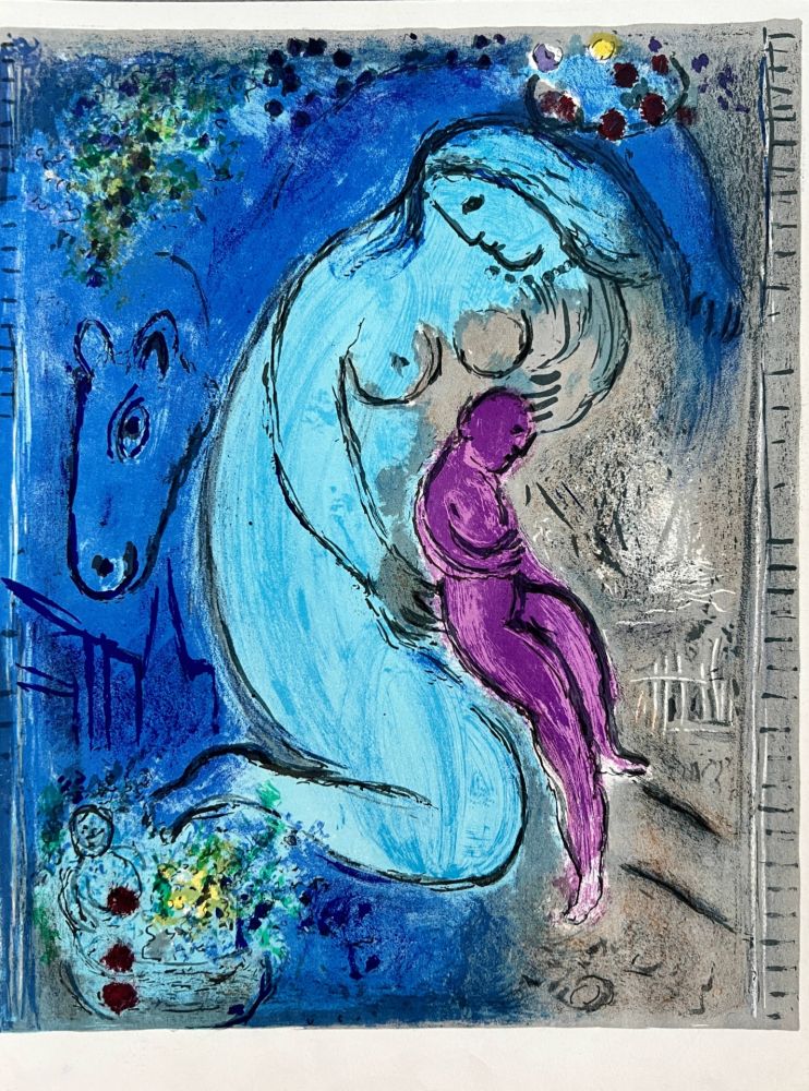 Litografia Chagall - Quai aux Fleurs