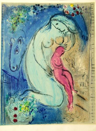 Litografia Chagall - Quai aux fleurs