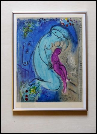 Litografia Chagall - QUAI AUX FLEURS
