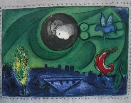 Litografia Chagall - Quai de bercy