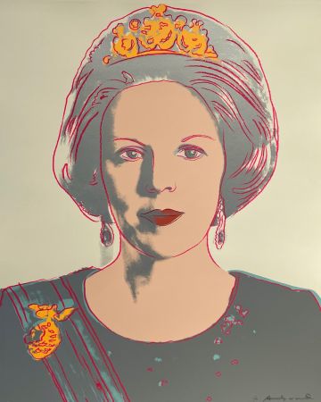 Serigrafia Warhol - Queen Beatrix of the Netherlands 339