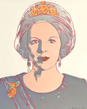 Serigrafia Warhol - Queen Beatrix of the Netherlands 339