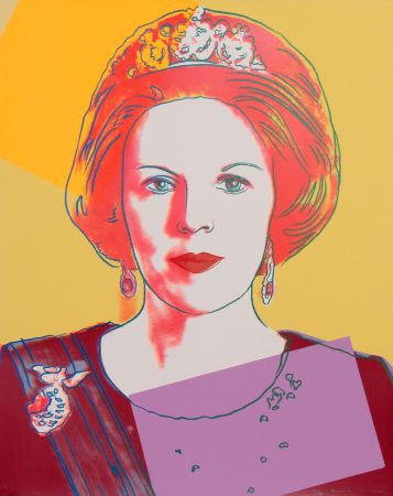 Serigrafia Warhol - Queen Beatrix of the Netherlands 341