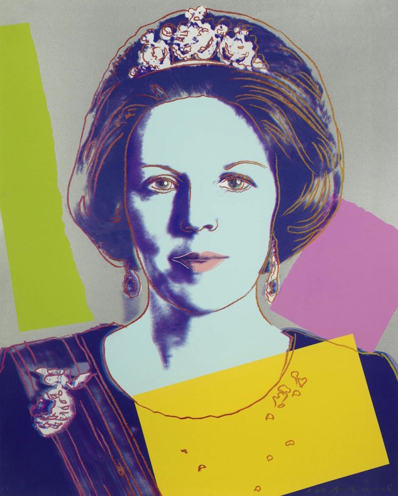 Serigrafia Warhol - Queen Beatrix (Royal Edition) (FS II.340A)