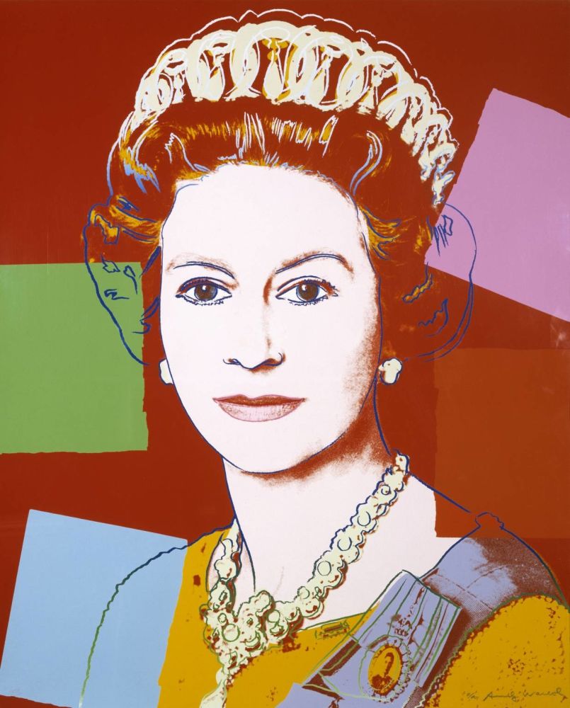 Serigrafia Warhol - Queen Elizabeth 334 (Trial Proof)