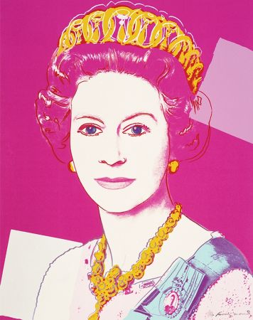 Serigrafia Warhol - Queen Elizabeth II of the United Kingdom 336 by Andy Warhol 