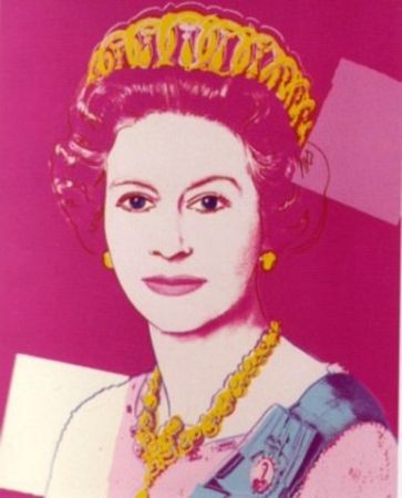 Serigrafia Warhol - Queen Elizabeth II of the United Kingdom II.336A