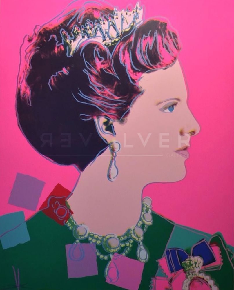 Serigrafia Warhol - Queen Margrethe II of Denmark (FS II.345)