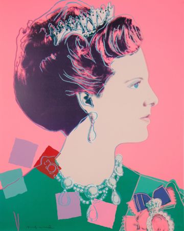 Serigrafia Warhol - Queen Margrethe II of Denmark (FS II.345)