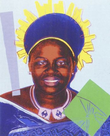 Serigrafia Warhol - Queen Ntombi Twala 347
