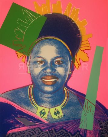 Serigrafia Warhol - Queen Ntombi Twala of Swaziland TP (FS IIB.346)