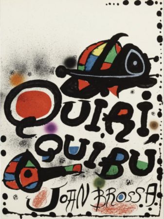 Litografia Miró - Quiri Quibu John Brossa